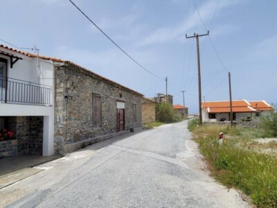 STONE BUILDING IN KAMPOS VOURLIOTES